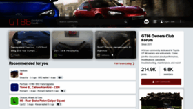What Gt86ownersclub.co.uk website looked like in 2021 (2 years ago)