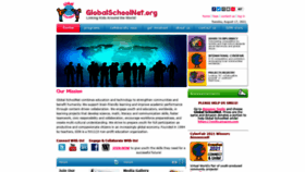 What Globalschoolnet.org website looked like in 2021 (2 years ago)