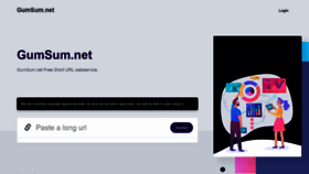 What Gumsum.net website looked like in 2021 (2 years ago)