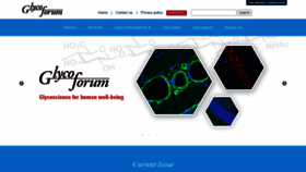 What Glycoforum.gr.jp website looked like in 2021 (2 years ago)