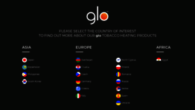 What Glo.ro website looked like in 2021 (2 years ago)