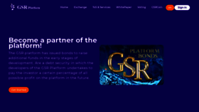 What Geysercoin.com website looked like in 2021 (2 years ago)