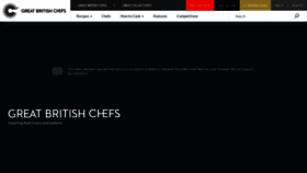 What Greatbritishchefs.com website looked like in 2021 (2 years ago)