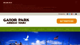 What Gatorpark.com website looked like in 2021 (3 years ago)