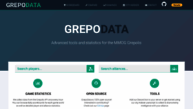What Grepodata.com website looked like in 2021 (2 years ago)