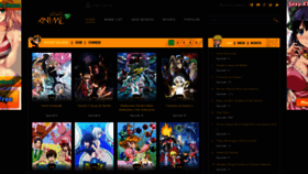 What Gogoanime.vc website looked like in 2021 (2 years ago)