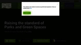 What Greenflagaward.org.uk website looked like in 2021 (2 years ago)