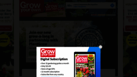 What Growfruitandveg.co.uk website looked like in 2021 (2 years ago)