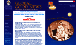 What Globalgoodnews.com website looked like in 2021 (2 years ago)