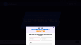 What Globalbigdataconference.com website looked like in 2021 (2 years ago)
