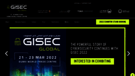 What Gisec.ae website looked like in 2021 (2 years ago)