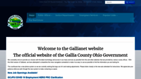 What Gallianet.net website looked like in 2021 (2 years ago)