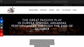 What Greatpassionplay.org website looked like in 2021 (2 years ago)