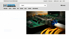 What Genuinemodules.com website looked like in 2021 (3 years ago)
