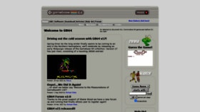 What Gamebase64.com website looked like in 2021 (2 years ago)