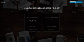 What Guadalajaraguadalajara.com website looked like in 2021 (2 years ago)