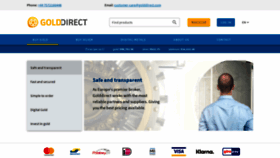 What Golddirect.com website looked like in 2021 (2 years ago)