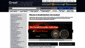 What Greatcollections.com website looked like in 2021 (2 years ago)