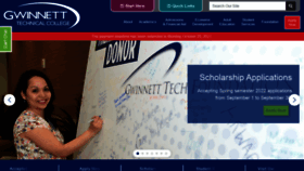 What Gwinnetttech.edu website looked like in 2021 (2 years ago)