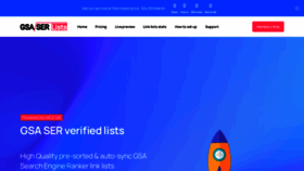 What Gsaserlists.com website looked like in 2021 (2 years ago)