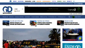 What Gazetadigital.com.br website looked like in 2021 (2 years ago)