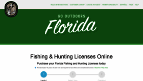 What Gooutdoorsflorida.com website looked like in 2021 (4 years ago)