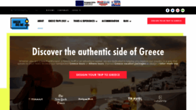 What Greeking.me website looked like in 2021 (2 years ago)