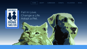 What Grey-bruceanimalshelter.com website looked like in 2021 (2 years ago)