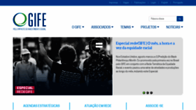 What Gife.org.br website looked like in 2021 (2 years ago)