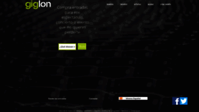 What Giglon.com website looked like in 2021 (2 years ago)