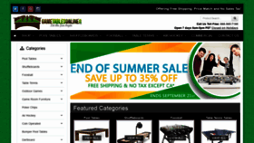 What Gametablesonline.com website looked like in 2021 (3 years ago)