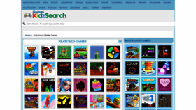 What Games.kidzsearch.com website looked like in 2021 (2 years ago)