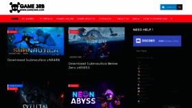 What Game3rb.com website looked like in 2021 (2 years ago)