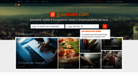 What Guiamais.com.br website looked like in 2021 (2 years ago)