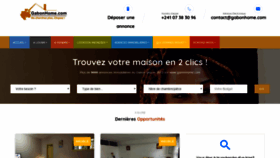 What Gabonhome.com website looked like in 2021 (2 years ago)