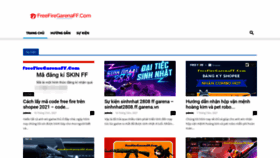 What Garenafreefireff.com website looked like in 2021 (2 years ago)