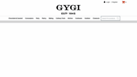 What Gygi.com website looked like in 2021 (2 years ago)