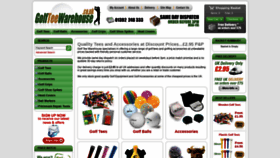 What Golfteewarehouse.co.uk website looked like in 2021 (2 years ago)