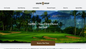 What Golfbc.com website looked like in 2021 (2 years ago)