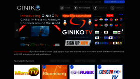 What Giniko.com website looked like in 2021 (2 years ago)