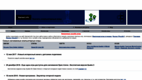 What Gamed.info website looked like in 2021 (4 years ago)