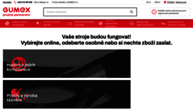 What Gumex.cz website looked like in 2021 (2 years ago)