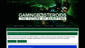 What Gamingonsteroids.com website looked like in 2021 (2 years ago)