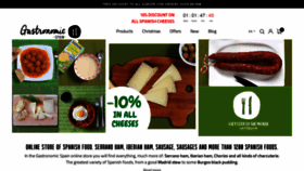 What Gastronomicspain.com website looked like in 2021 (2 years ago)
