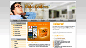 What Goldcoders.com website looked like in 2021 (4 years ago)