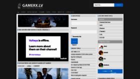 What Gamerx.lv website looked like in 2021 (2 years ago)