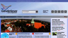 What Gemeindeganderkesee.de website looked like in 2021 (2 years ago)