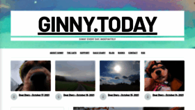 What Ginnymcqueen.com website looked like in 2021 (2 years ago)