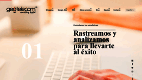 What Geotelecom.es website looked like in 2021 (4 years ago)