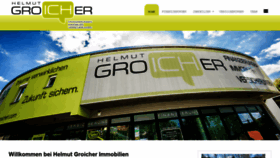 What Groicher.com website looked like in 2021 (2 years ago)